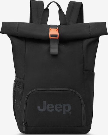 Zaino 'JS016D' di Jeep in nero: frontale