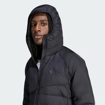 ADIDAS TERREX Μπουφάν πεζοπορίας ' Xperior CLIMAWARM+ Down Hooded' σε μαύρο