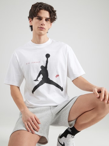 Jordan Koszulka w kolorze biały: przód