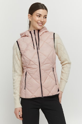 b.young Bodywarmer 'Amala' in Roze: voorkant