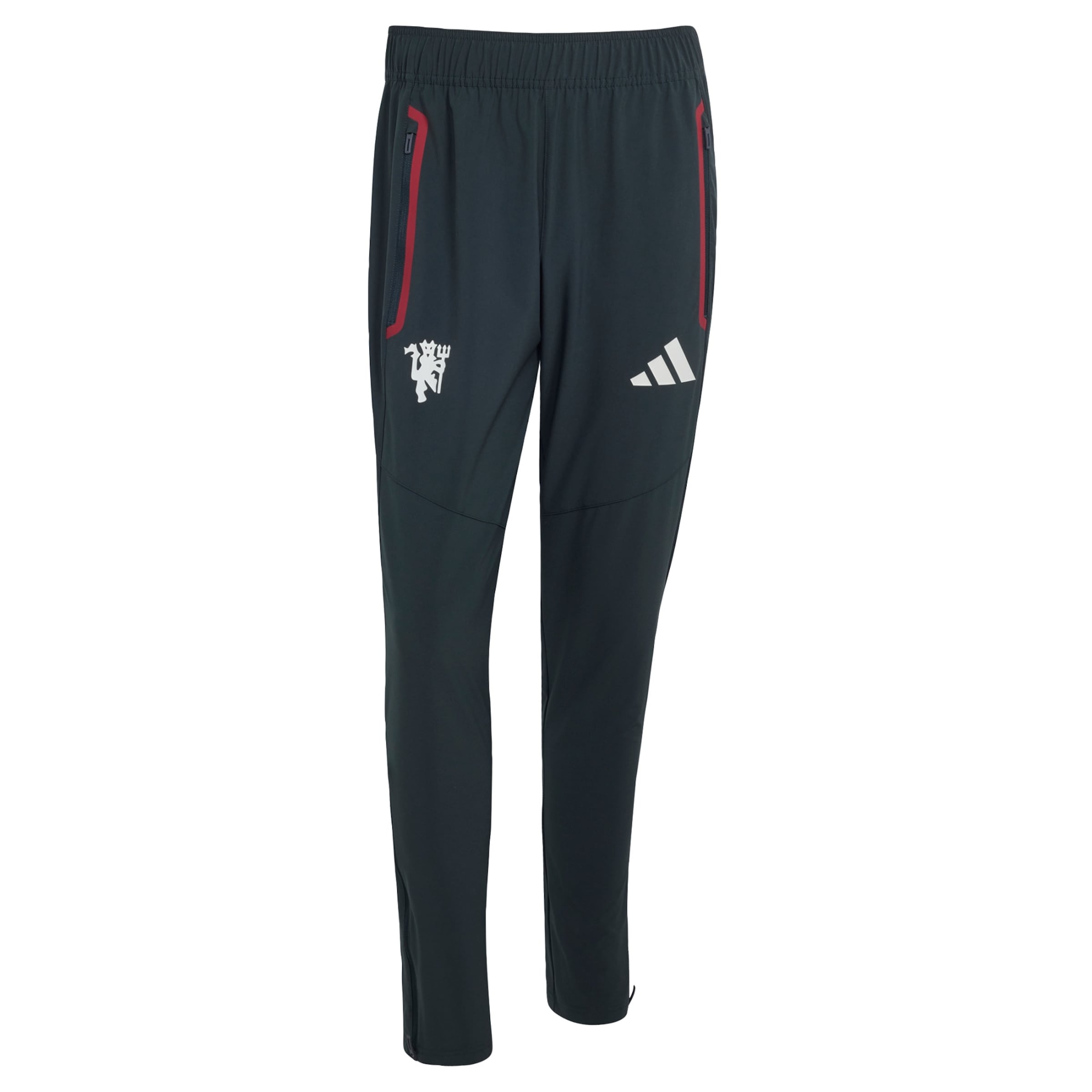 ADIDAS PERFORMANCE Sportbroek 'Manchester United Tiro' in XXS-XS/Regular in de kleur Donkergroen / Knalrood / Wit, Productweergave