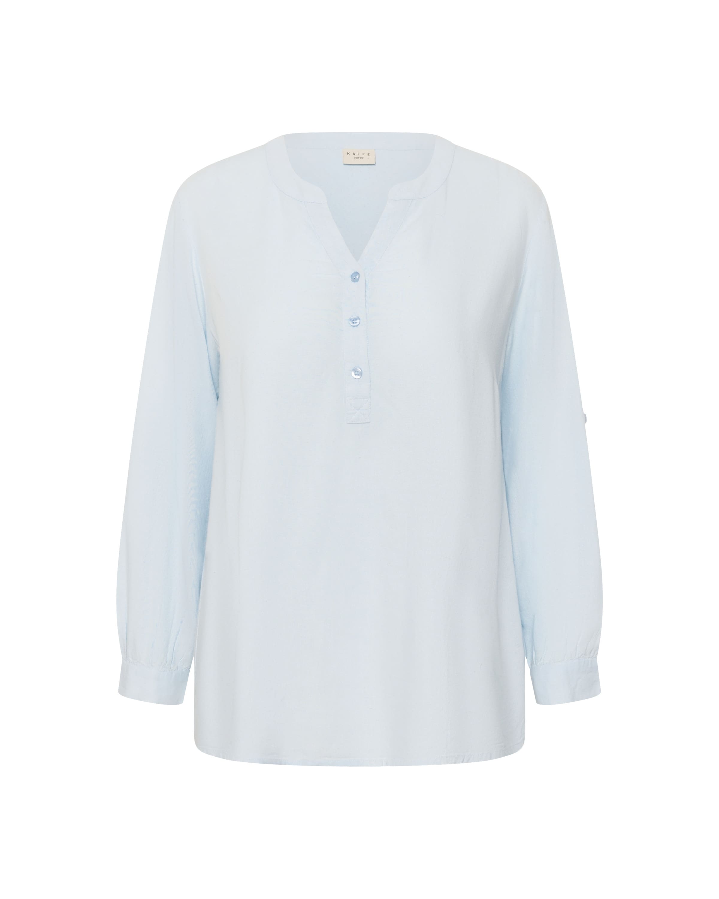 KAFFE CURVE - Blusa 'KCMille' en azul: frente