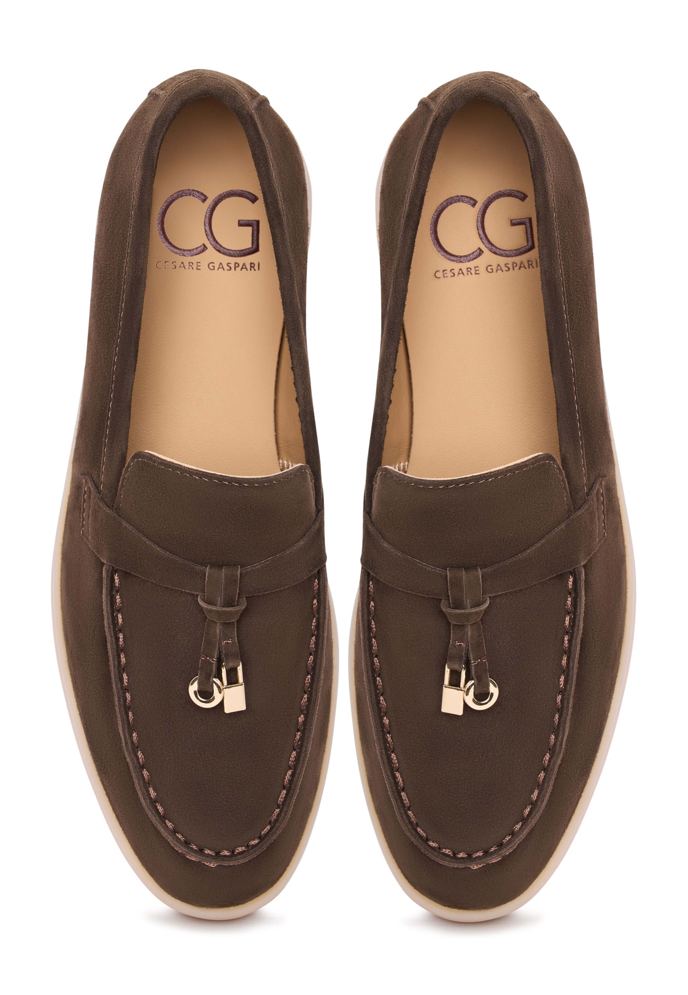 Mocassin CESARE GASPARI en marron