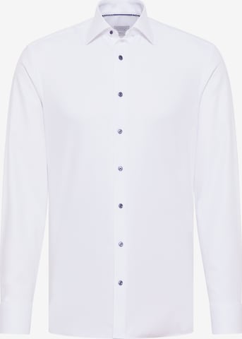 ETERNA Slim fit Button Up Shirt in White: front