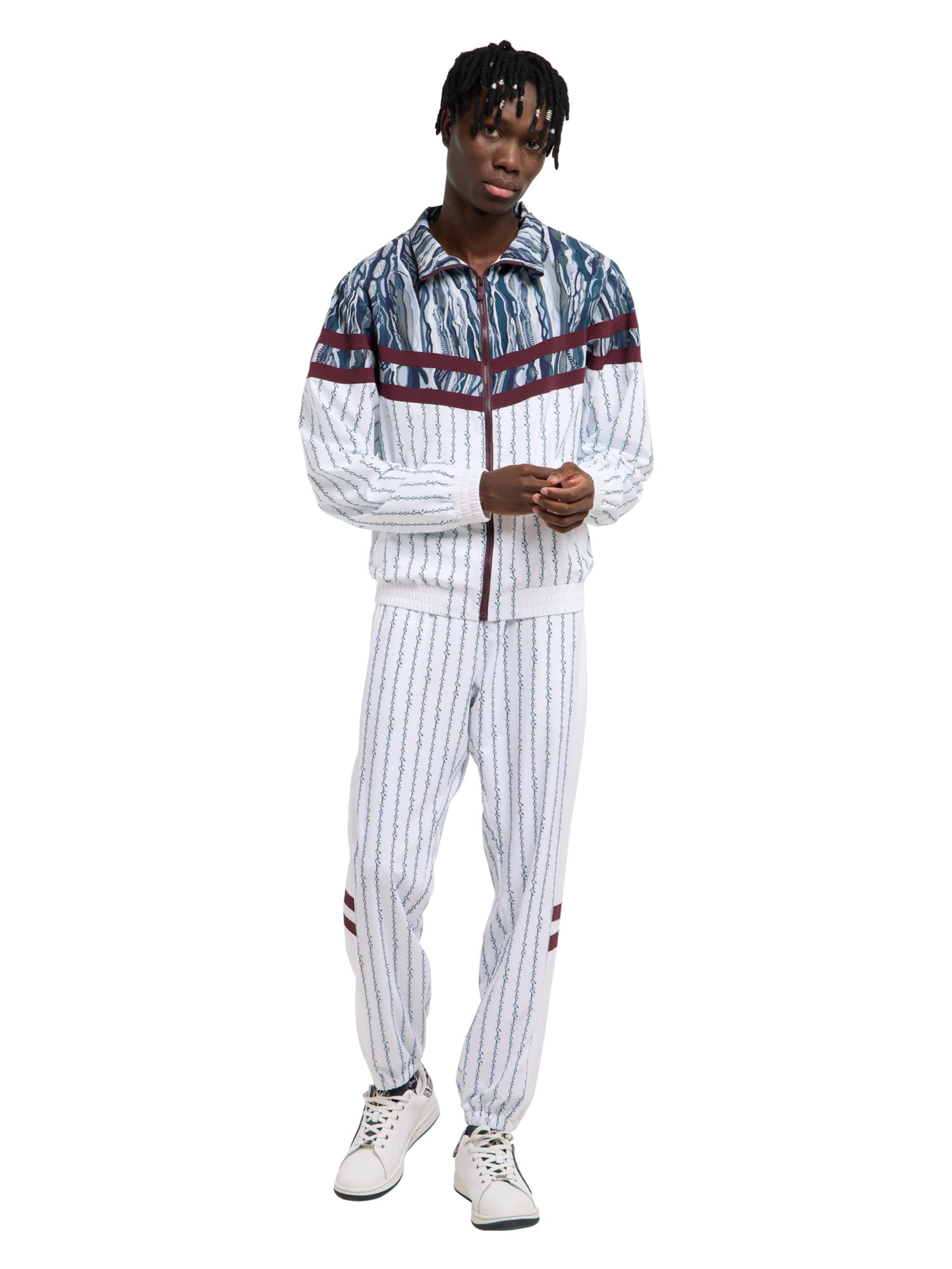 Veste de survêtement '' Fava ' ' Carlo Colucci en blanc