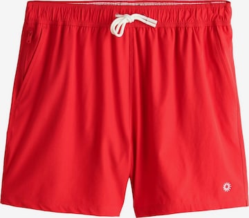 Next Board Shorts 'Essential Motion-Flex' in Red: front