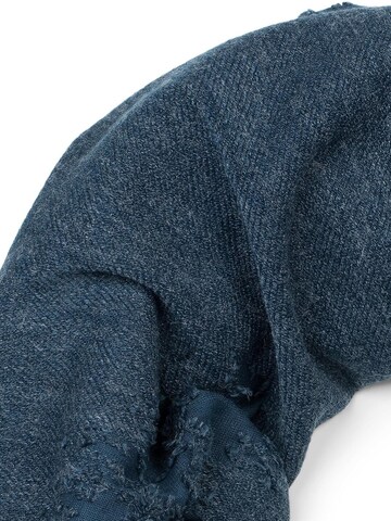 styleBREAKER Schlauchschal 'Loop Schal Destroyed Look'‌ in Blau