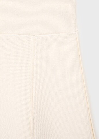 MANGO Knitted dress 'Domino' in Beige