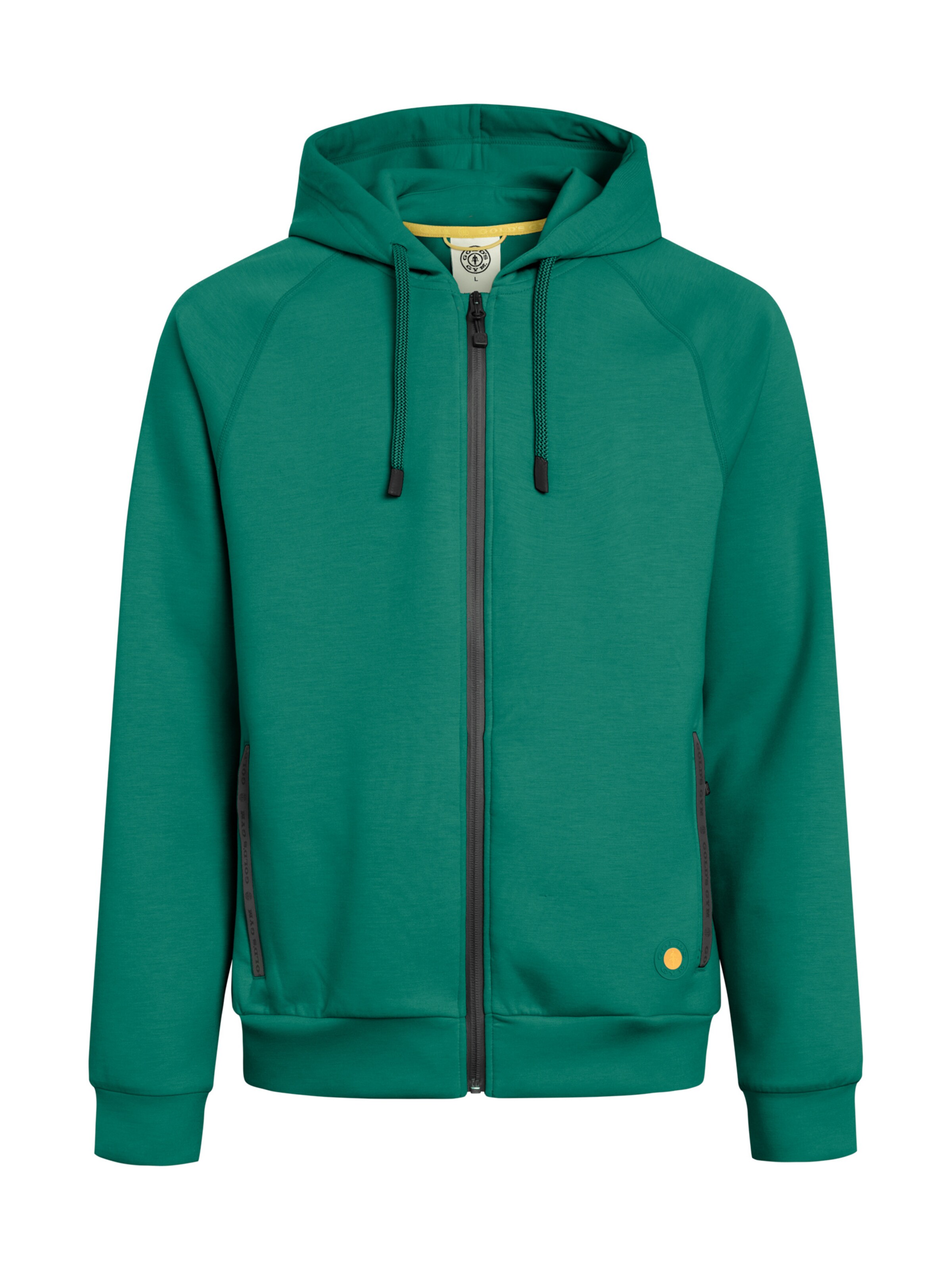 GOLD´S GYM APPAREL Træningsjakke 'GENE' i grøn: forside