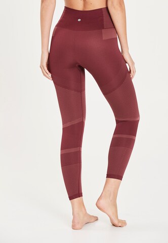 Athlecia Skinny Sporthose 'SEMARAN SEAMLESS' in Rot