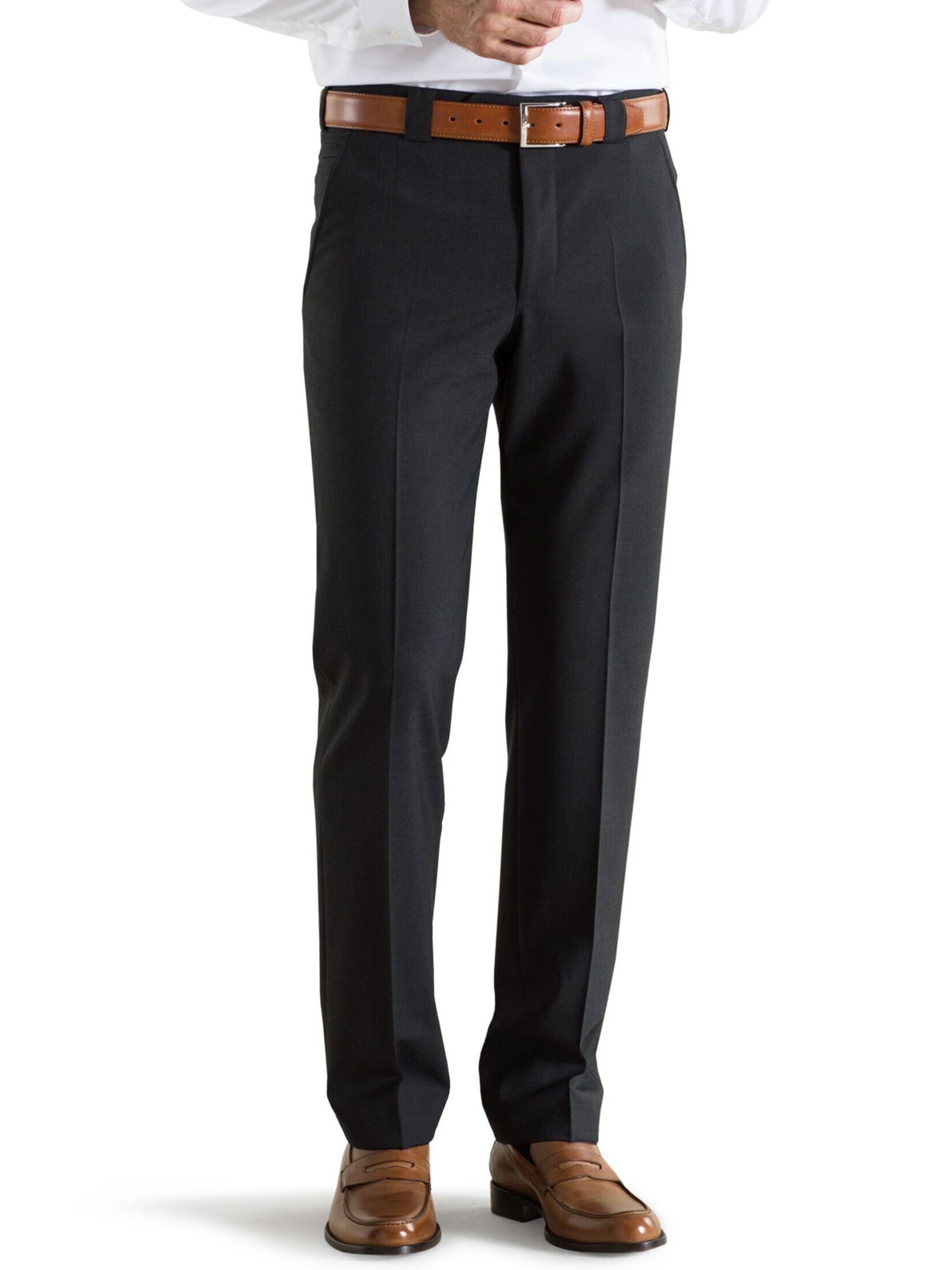 MEYER Regular Broek 'Roma' in Grijs: voorkant