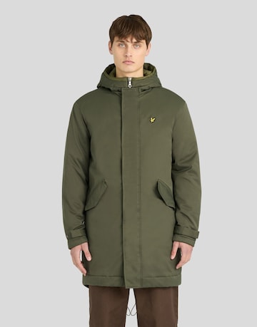 Cappotto invernale di Lyle & Scott in verde: frontale