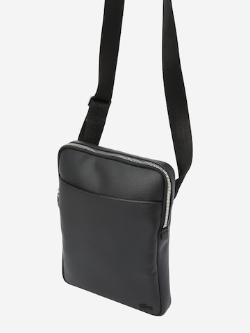 LACOSTE Crossbody bag in Black: front