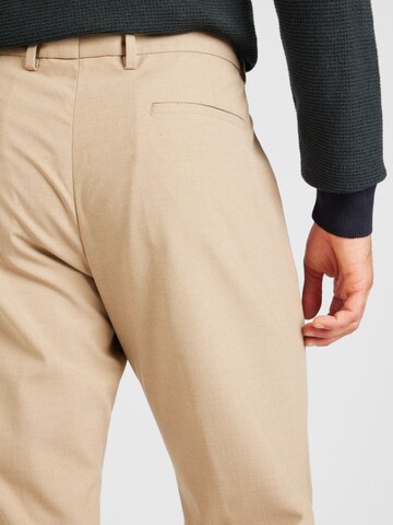 Slimfit Pantaloni con piega frontale di s.Oliver in marrone