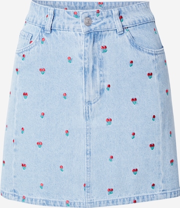 Gonna 'PCFreia' di PIECES in blu: frontale