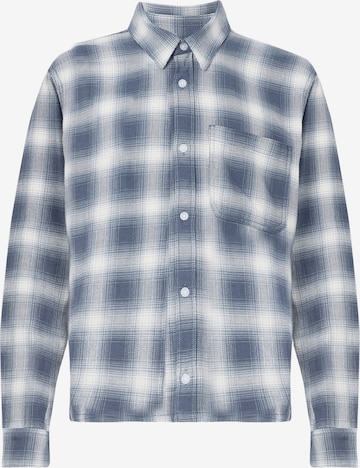 mėlyna HOLLISTER Standartinis modelis Marškiniai: priekis