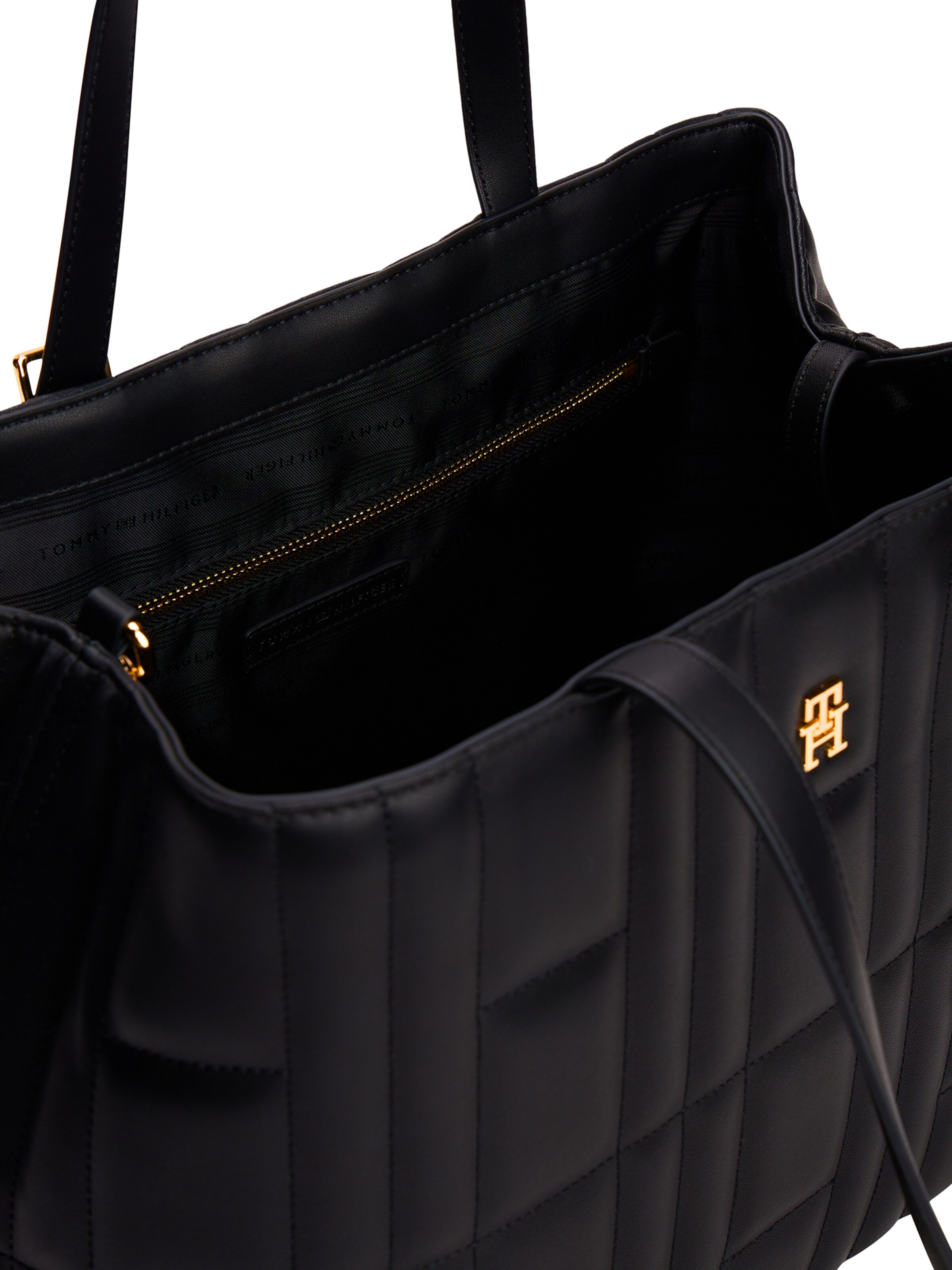 TOMMY HILFIGER Μεγάλη τσάντα σε μαύρο