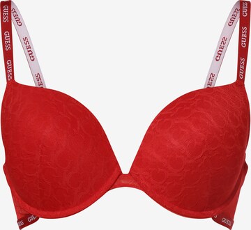 GUESS T-shirt Bra in Red