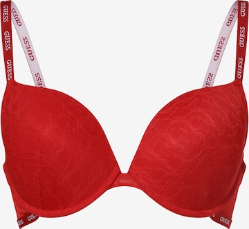 GUESS T-shirt Bra in Red