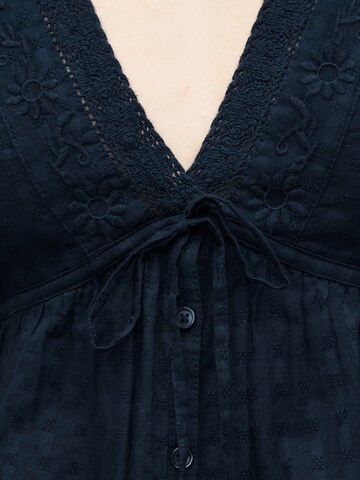 Chemisier HOLLISTER en bleu