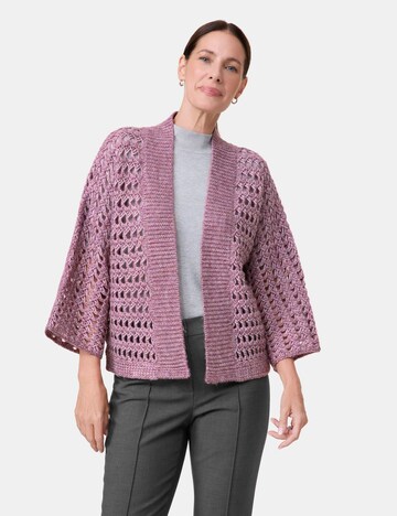 GERRY WEBER Knit Cardigan in Purple: front