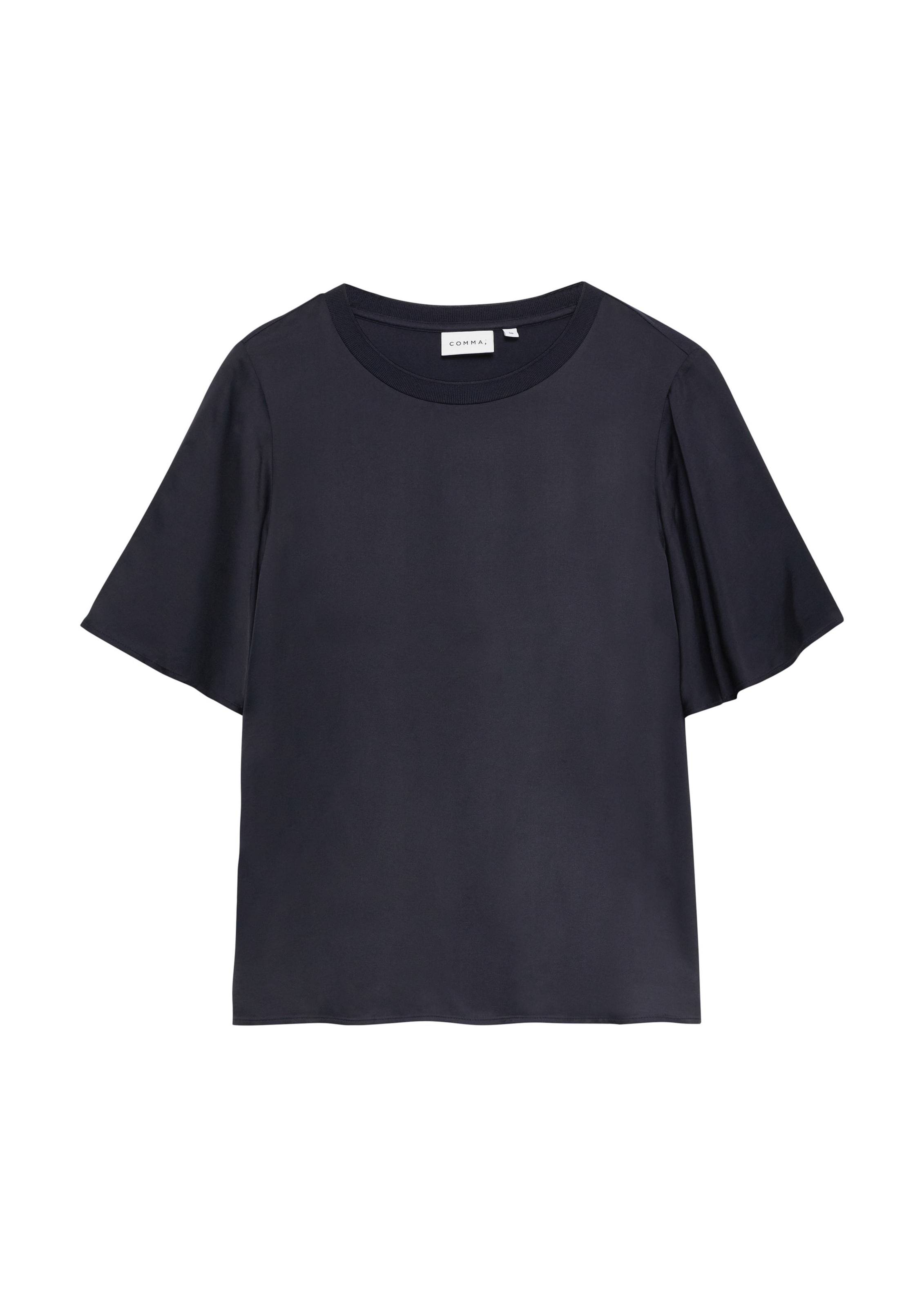 T-shirt COMMA en bleu : devant