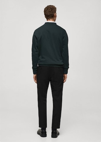 MANGO MAN Sweatshirt 'Outof' in Green