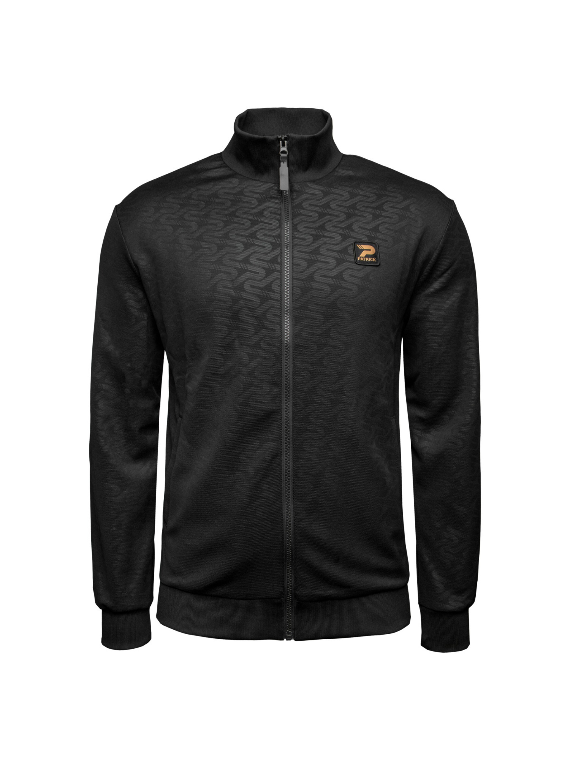 Giacca di felpa 'Patterson' di Patrick in nero: frontale