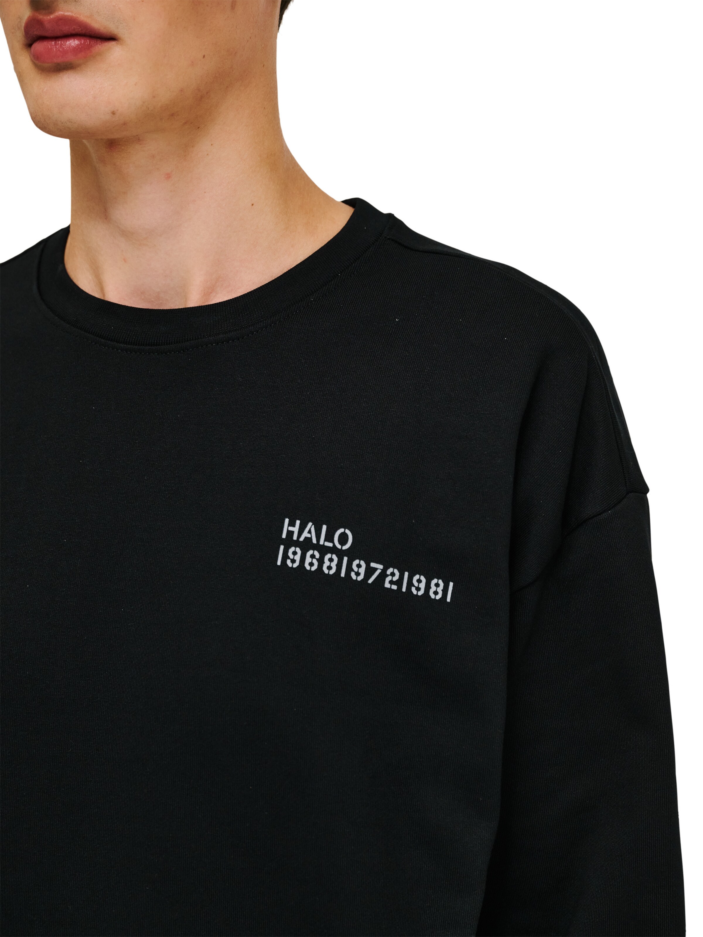 HALO Sweatshirt 'Essential' in Zwart