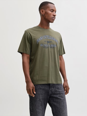 T-Shirt 'JJEDenver' JACK & JONES en vert : devant