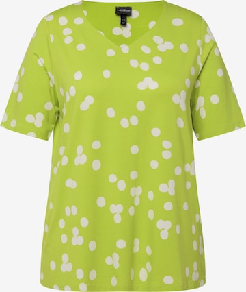 Ulla Popken Shirt in Groen: voorkant