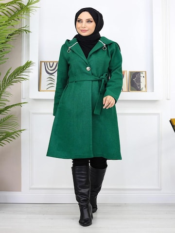 MODAMIHRAM Winter jacket in Green: front