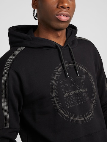 EA7 Emporio Armani Sweatshirt in Schwarz