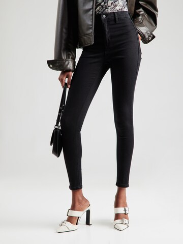 TOPSHOP Skinny Jeans 'Joni' in Schwarz: Vorderseite