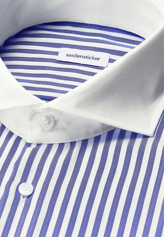 Coupe regular Chemise business SEIDENSTICKER en bleu