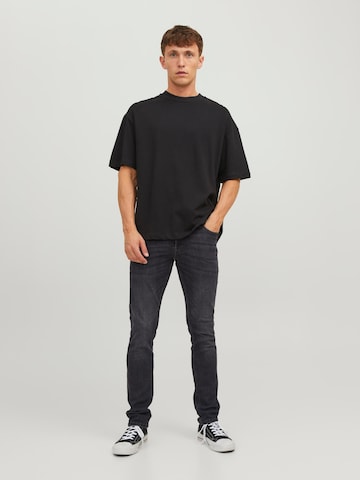 JACK & JONES Slimfit Τζιν 'Glenn' σε μαύρο