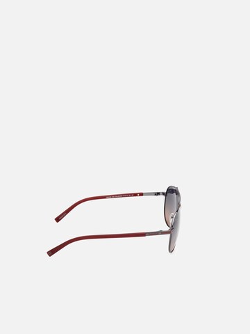 TIMBERLAND Zonnebril 'Timberland TB00039 Shiny gunmetal 60/15/135 MAN Sunglasses' in Grijs
