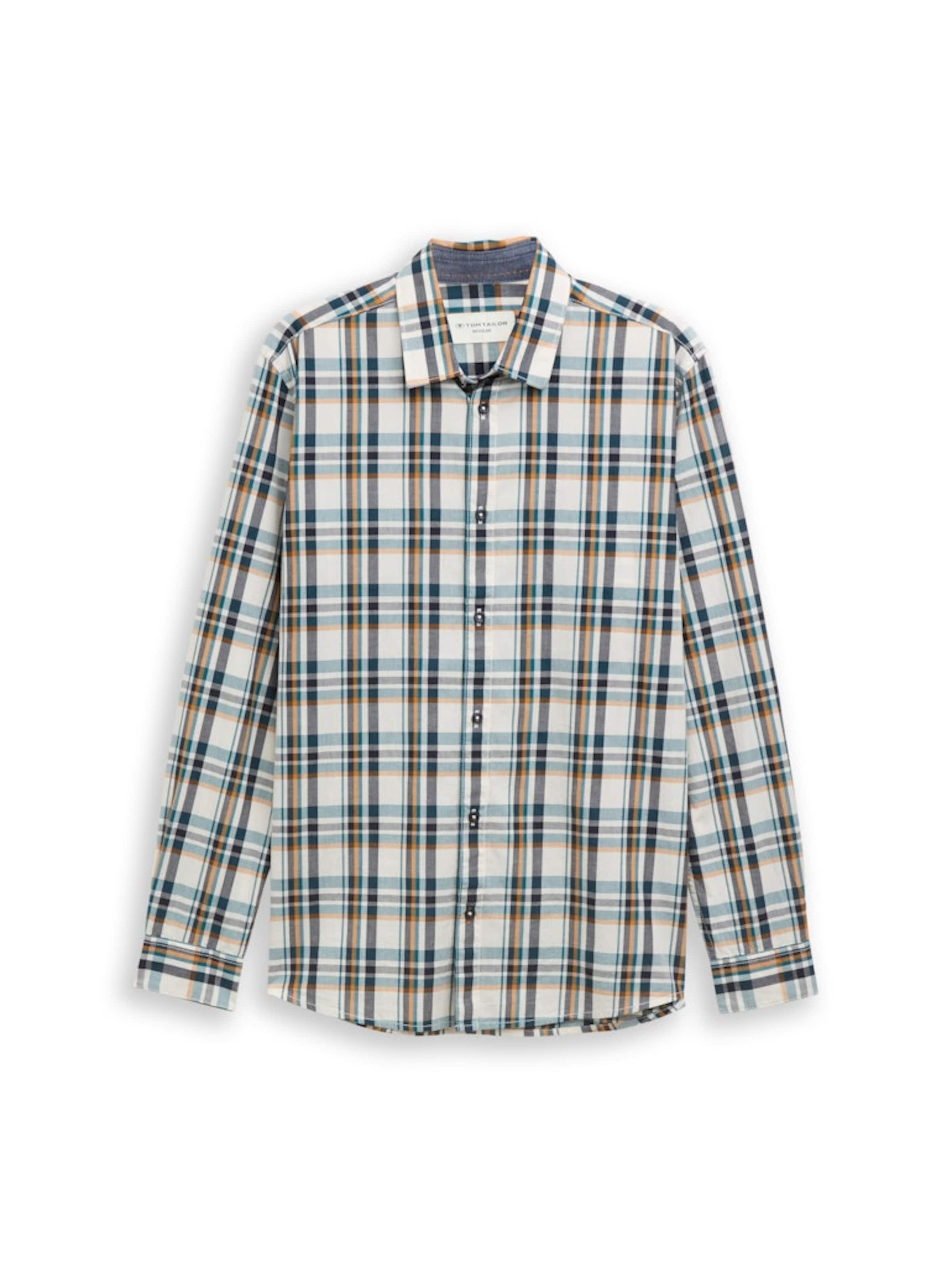 TOM TAILORRegular Fit Košulja - bijela boja: prednji dio