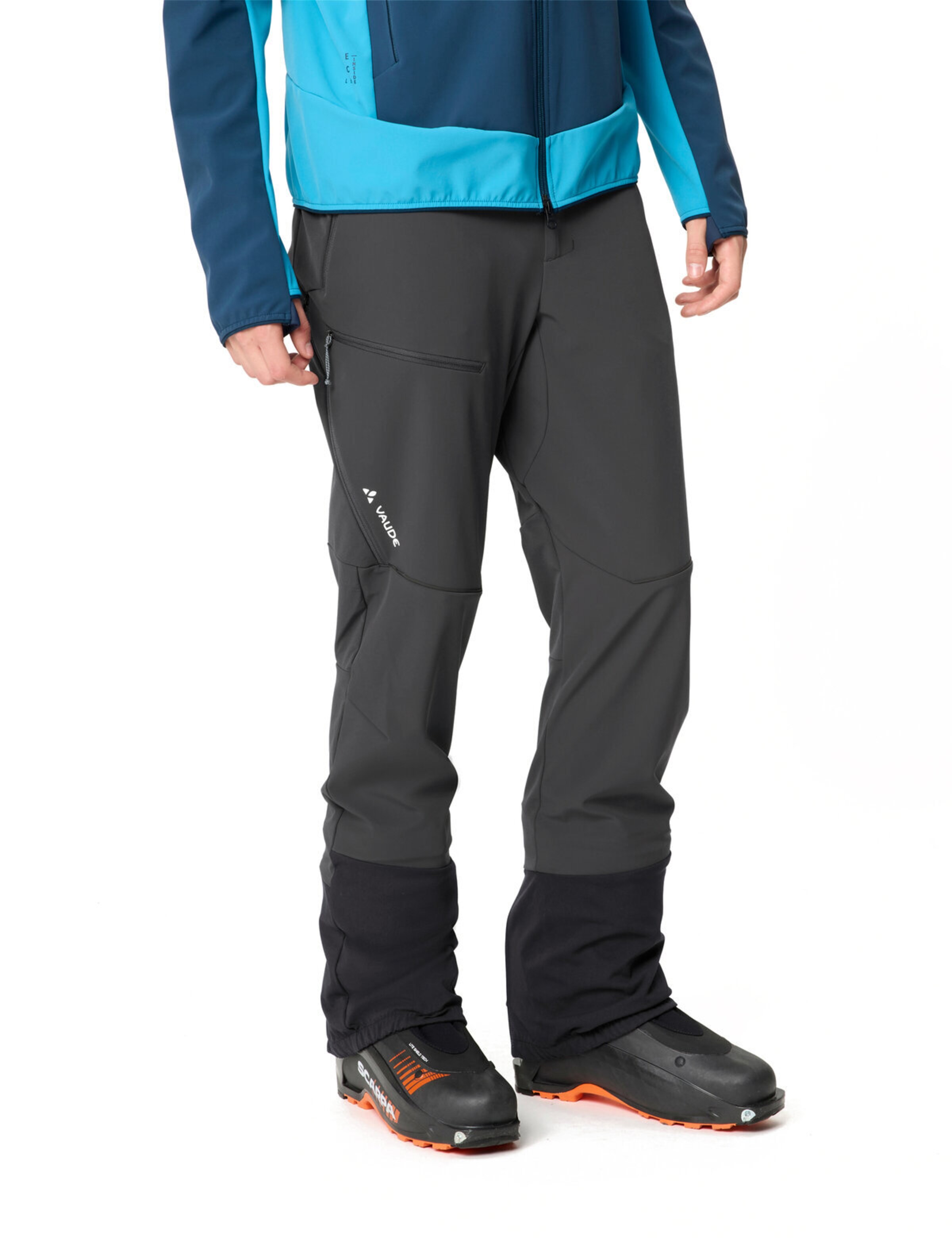 VAUDE Regular Outdoor trousers 'Larice V' in Grey