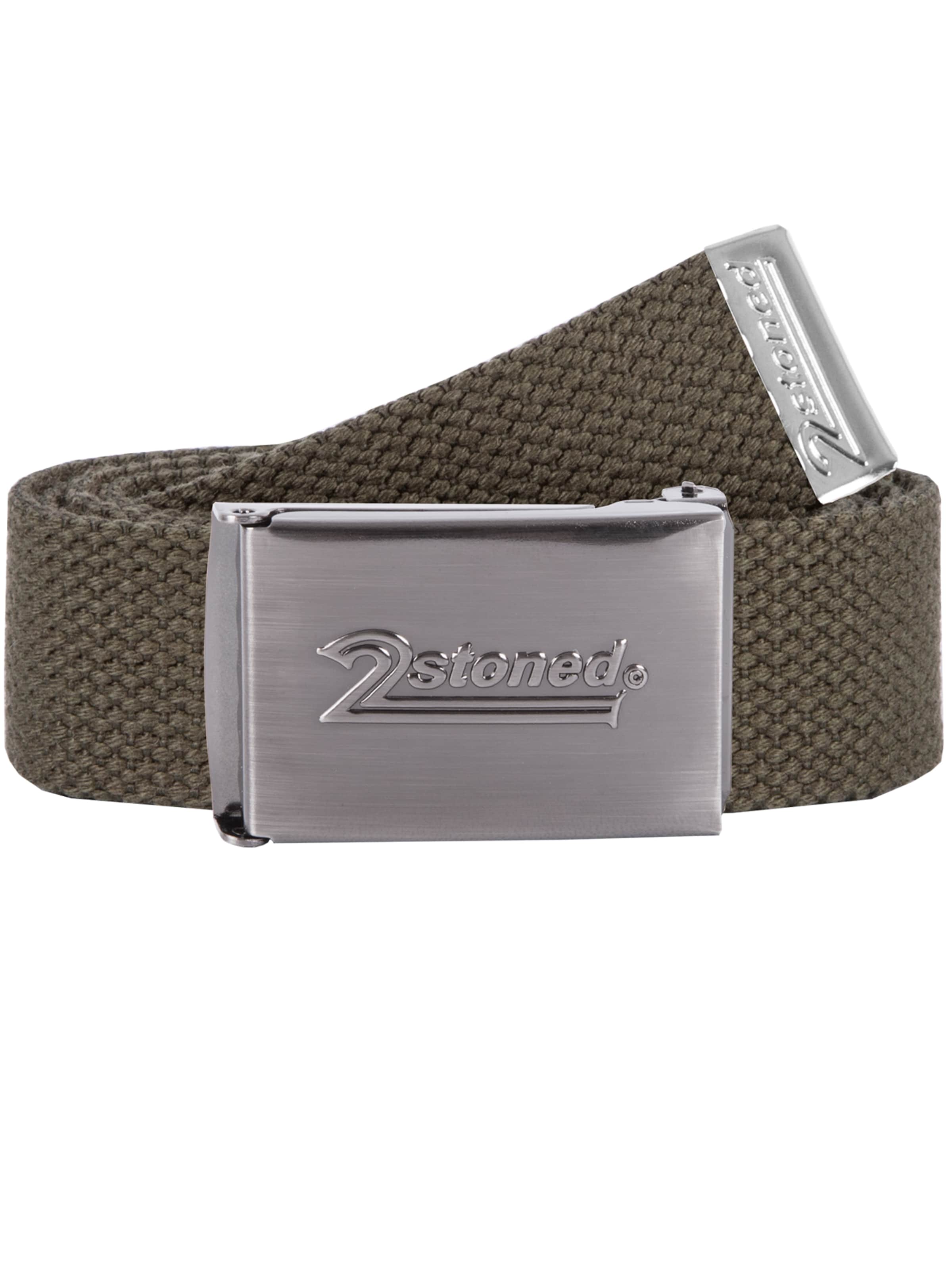 2Stoned Gürtel 'Small SPEED Matt'‌ in Grün: Vorderseite