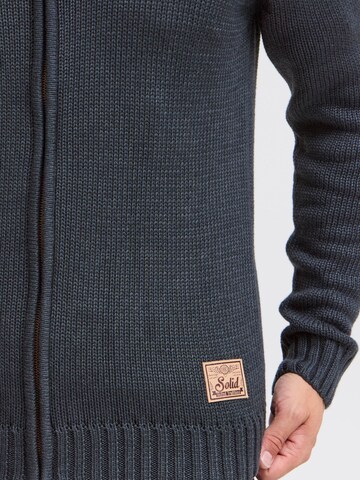 Vestes en maille 'Poul' !Solid en bleu