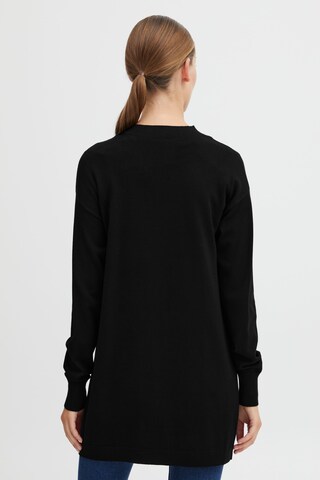 Oxmo Knit Cardigan 'Oxkat' in Black