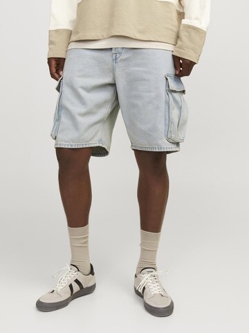 JACK & JONES Regular Cargojeans in Blau: Vorderseite