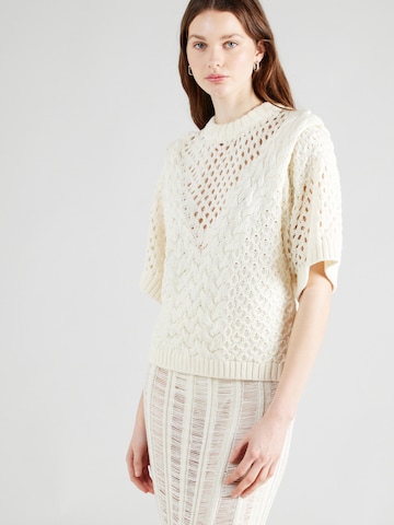 Pullover 'EVIE' di Copenhagen Muse in bianco: frontale