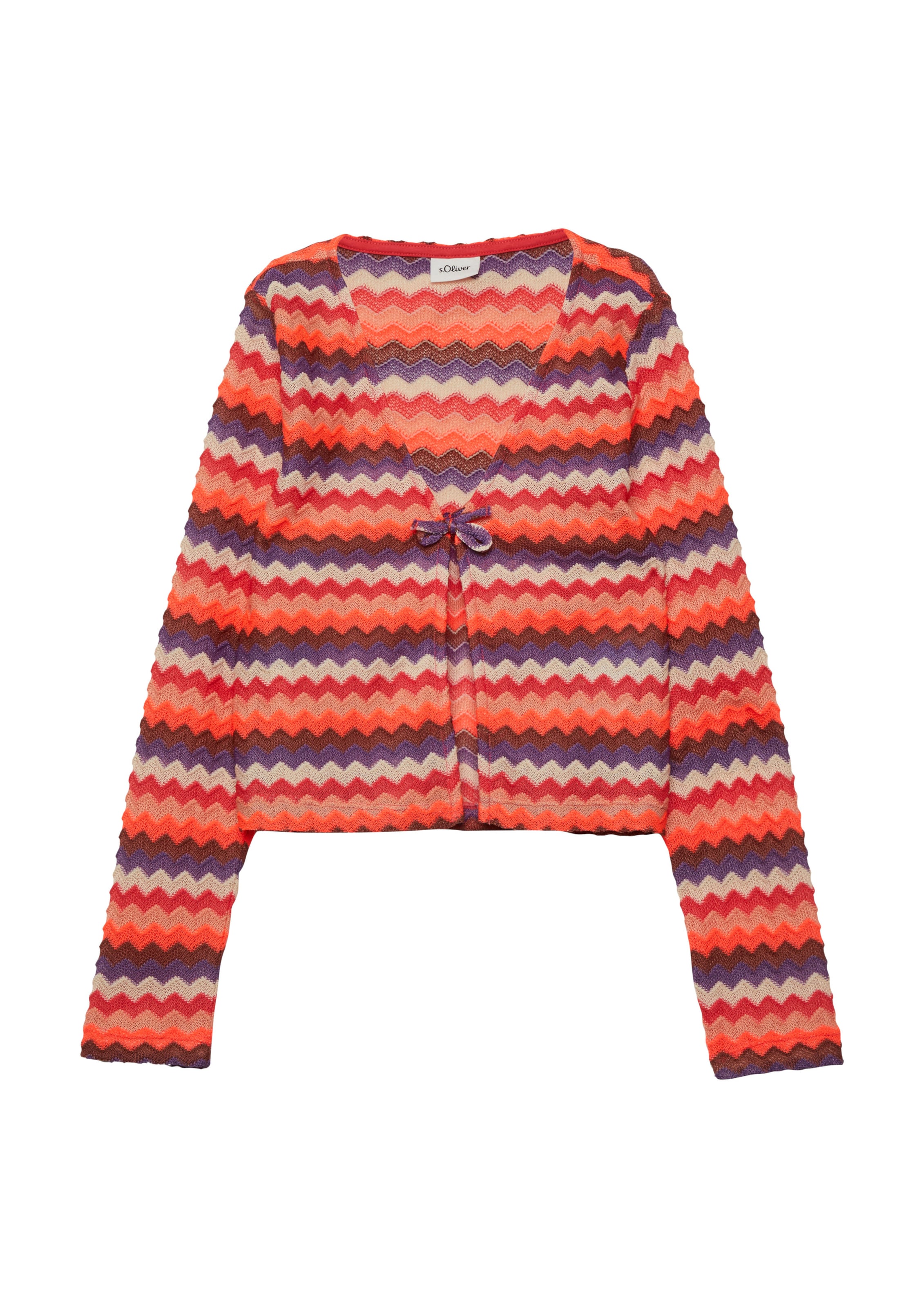 Cardigan s.Oliver en orange : devant