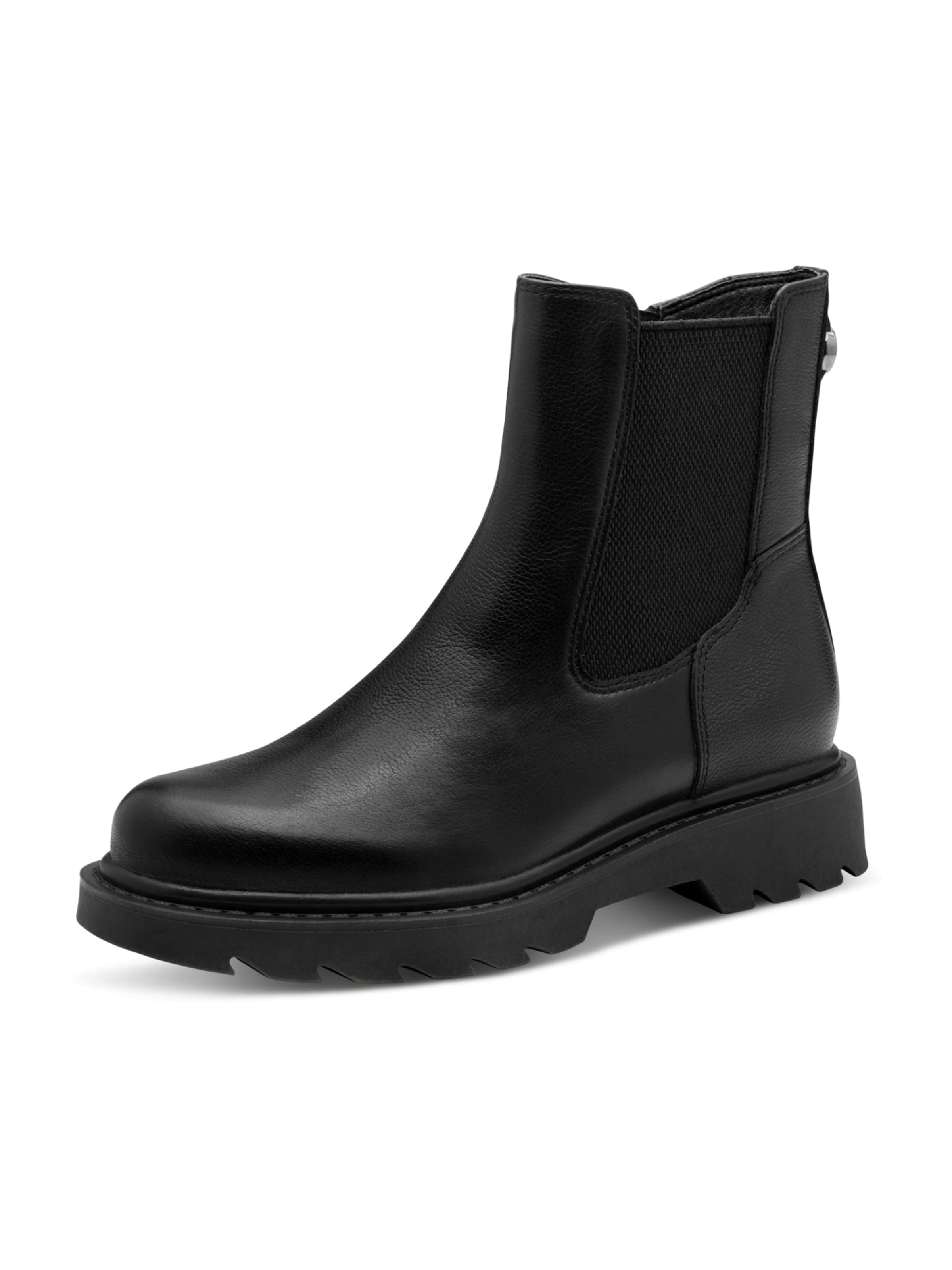 Tamaris Chelsea boots in Black: front