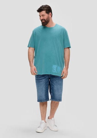 s.Oliver Men Big Sizes T-Shirt in Blau