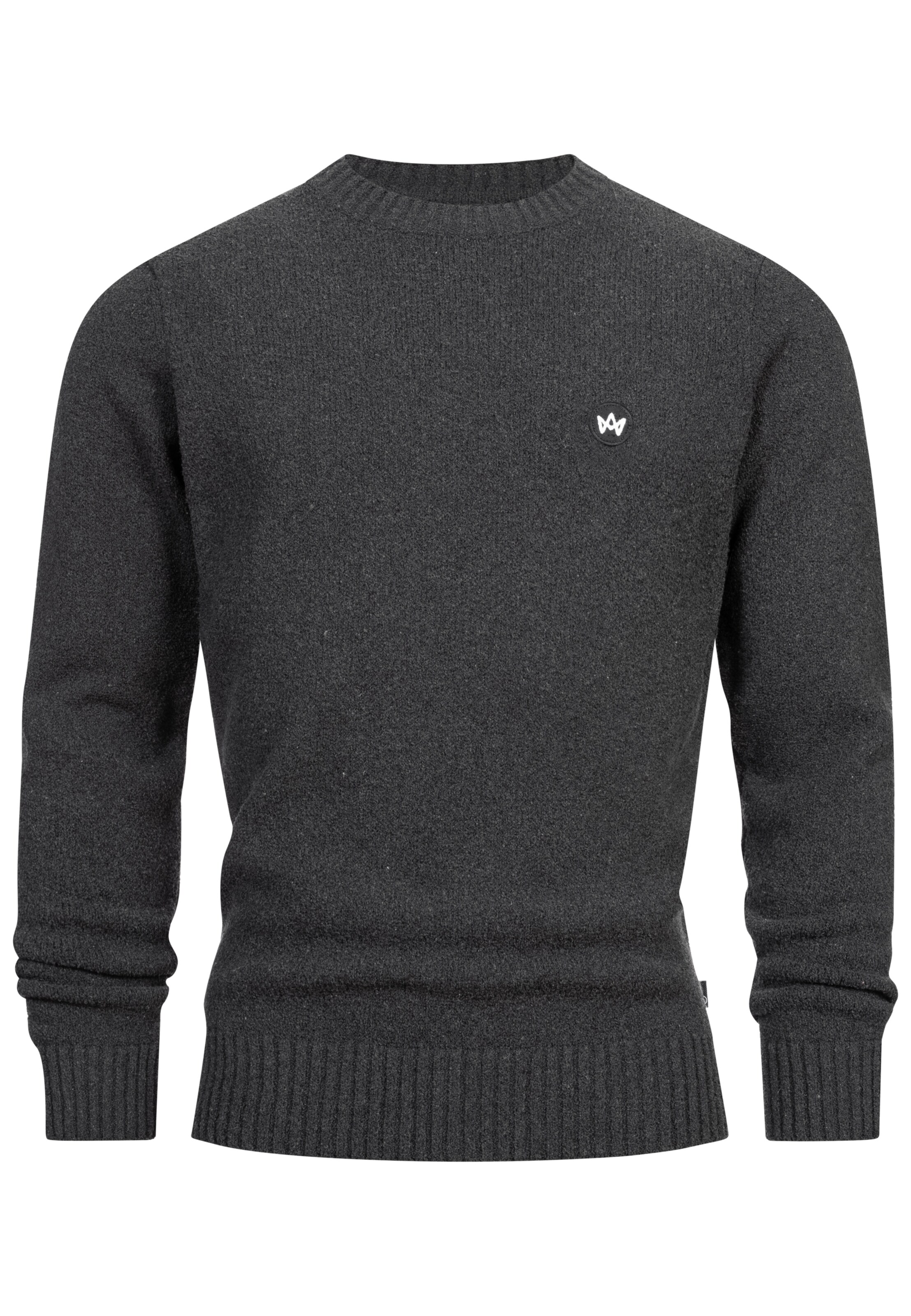 Kronstadt Sweater 'KSGreyson' in Grey: front