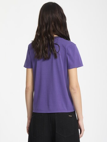 Volcom Shirt 'Solid Stone EMB' in Lila