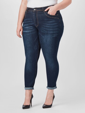 Z-One Skinny Jeans 'Meghan' in Blauw: voorkant